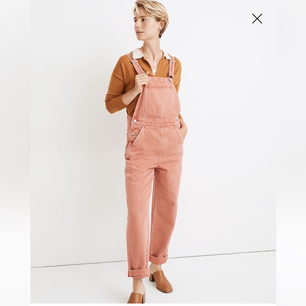 NWOT Madewell Garment Dyed Relaxed Overalls